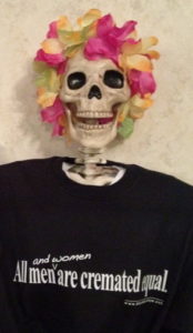 Lola in cremation T-shirt