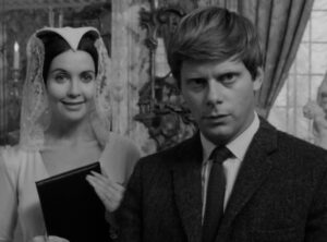 Robert Morse and Anjanette Comer