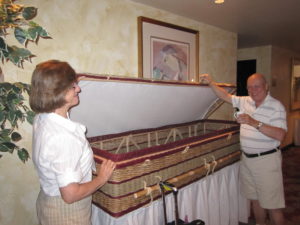 Wicker Basket Casket