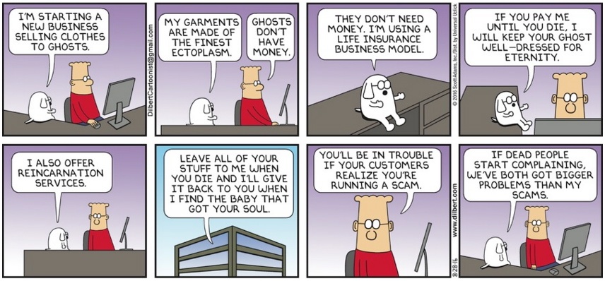 Dilbert Ghost Scam