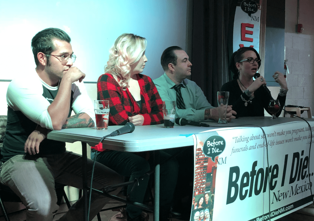 Millenial Mortician panel